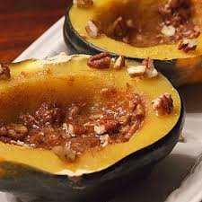 Roasted Acorn Squash with Nutmeg, Butter, & Honey